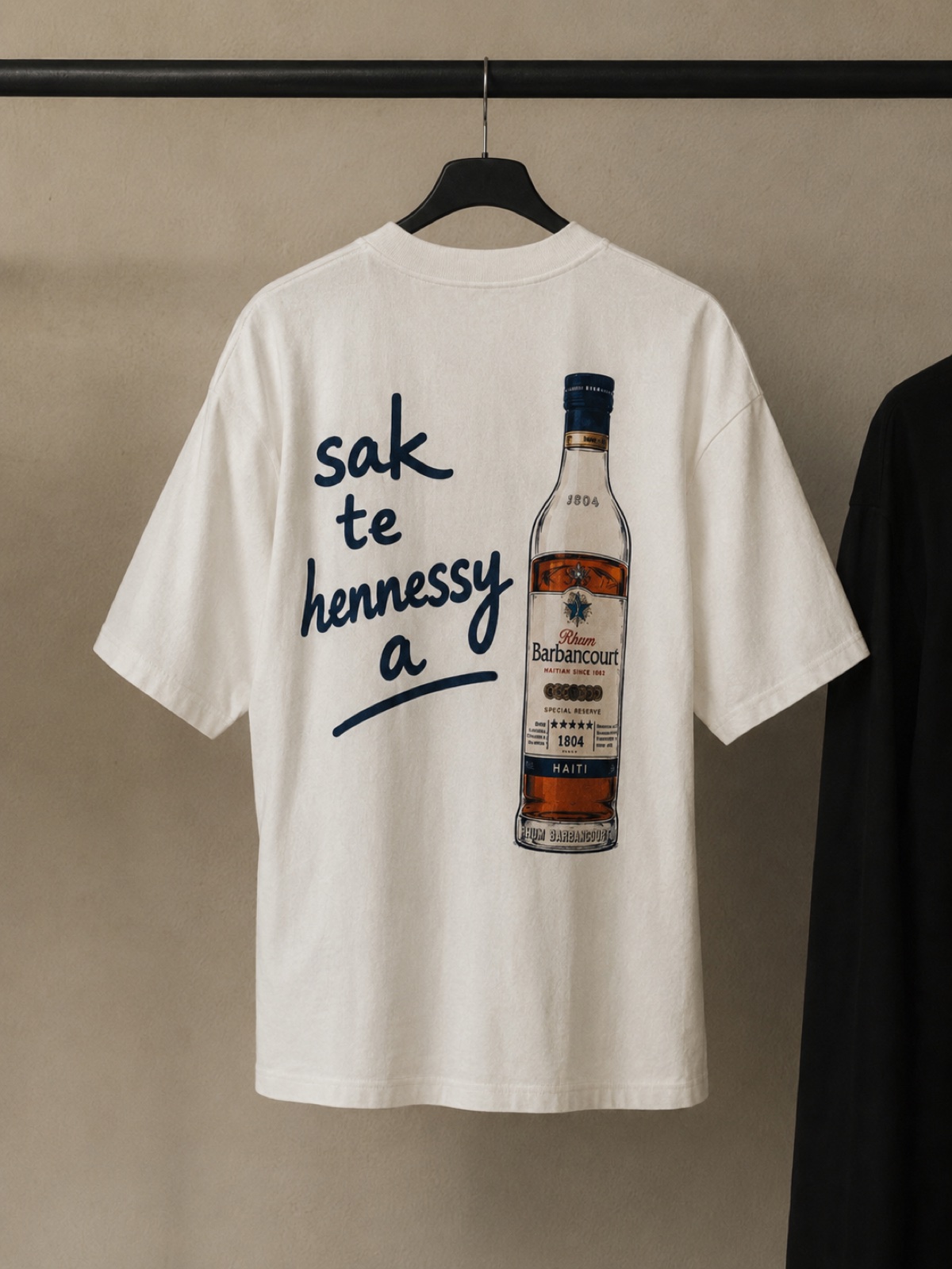White Label Tee worn outdoors alternate view 2