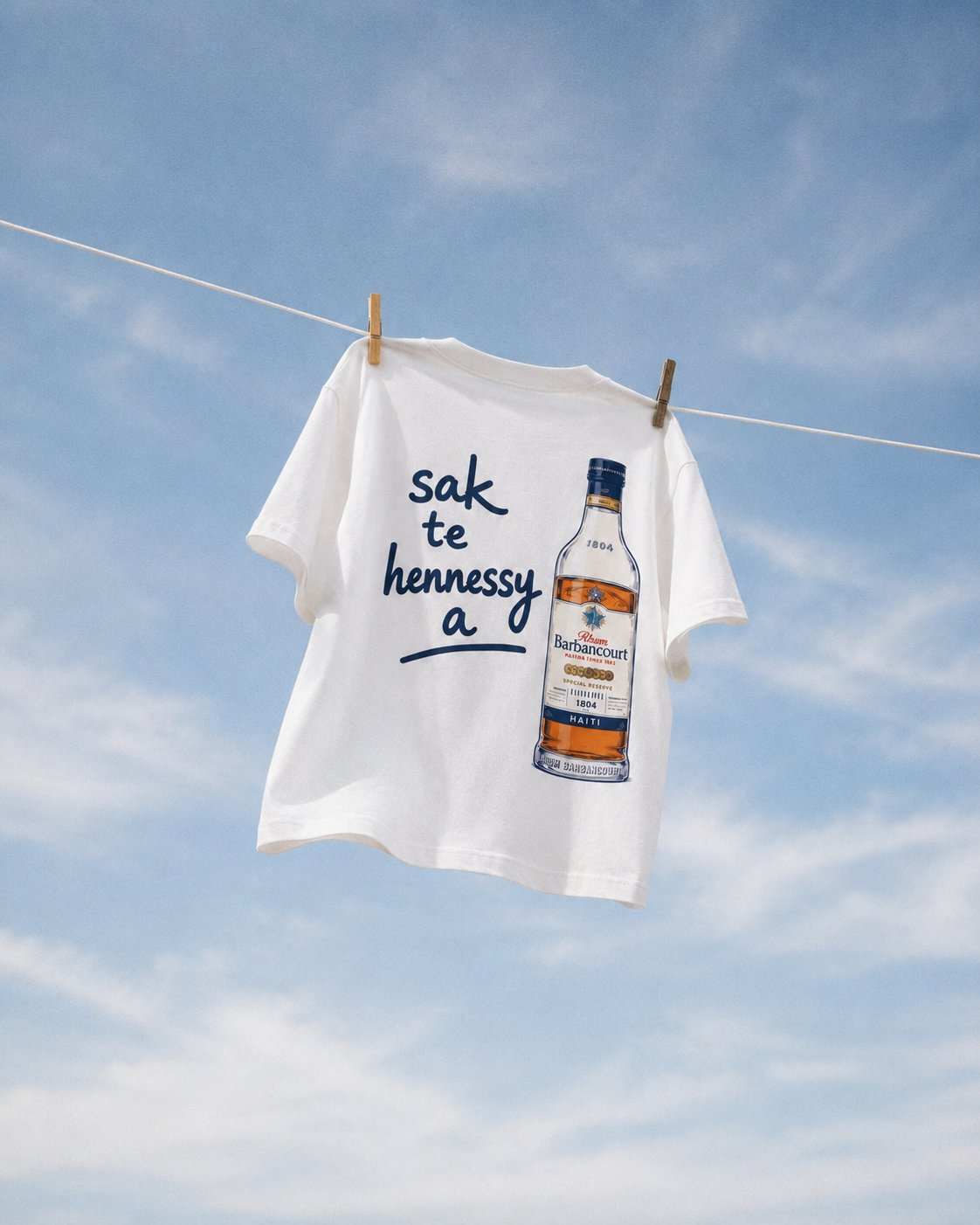 White Label Tee worn outdoors alternate view 8