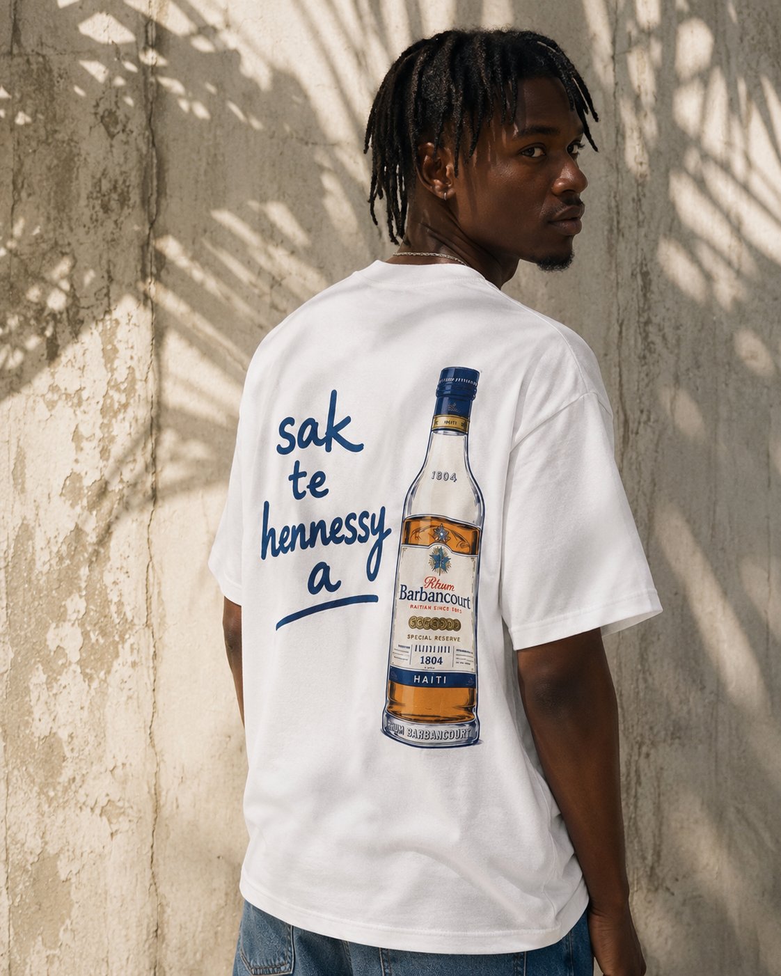 White Label Tee worn outdoors alternate view 9